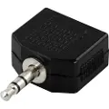 Deltaco Y-adapter for lyd, 1 x 3,5 mm ha til 2 x 3,5 mm ho 7340004608363 Modsvarer: N/A