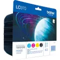 Brother Blæk Kit Lc970 Value Pack 1xbk,c,m,y #dk