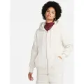 Nike Oversized Nike Sportswear Phoenix-hættetrøje med lynlås til kvinder - brun
