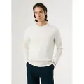 Pepe Jeans Pepe Jeanstil mænd. PM7000013 Andre jumper hvid (M), Casual, Bomuld