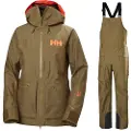 Helly Hansen Powderqueen 3.0, skijakke, dame, brun