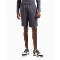Emporio Armani EA7til mænd. 8NPS65_PJVRZ Core Identity Bermuda shorts grå (S), Casual, Sport, Bomuld, Multisport