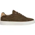 Hackett Londontil mænd. HMS200025 Sneakers i læder Hackney Destine brun (44), Fast, Blonder, Casual