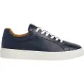 Hackett Londontil mænd. HMS200024 Hackney Class læder-sneakers navy (42), Fast, Blonder, Casual, Blå