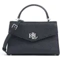 Ralph Lauren Lauren Ralph Laurentil kvinder. 431966765009 Farrah-taske i tekstureret læder med navy-tekstur (OSFA), Casual, Blå