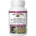 Natural Factors – ResveratrolRich Super Strength Koncentrat 500 mg (60 Veggie Kapsler)