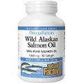 Natural Factors – Vild Alaskansk Laksolie 90 Softgels