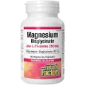 Natural Factors – Magnesium Bisglycinat 100 mg plus L-Theanin 250 mg (90 kapsler)