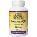 Natural Factors – Coenzym Q10 100 % Naturlig 100 mg (60 Softgels)