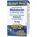 Natural Factors – Melatonin Quick Release Plus Timed Release 10 mg, 90 tabletter