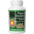 Natural Factors – Papayaenzymer med Amylase og Bromelain 120 tyggetabletter