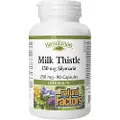 Natural Factors – Mælketidsel 250 mg/150 mg Silymarin (90 kapsler)