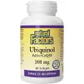 Natural Factors – Ubiquinol Aktiv CoQ10 100 mg (60 Softgels)