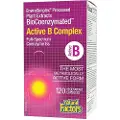 Natural Factors – Biocoenzymated Active B-kompleks 120 kapsler