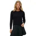 Superdry Superdrytil kvinder. W6110685A Essentials Slim marineblå trøje (XXS), Casual, Akryl