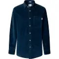 Pepe Jeans Pepe Jeanstil mænd. PM3090844 Clayton navy skjorte (L), Casual, Bomuld, Lange ærmer, Blå