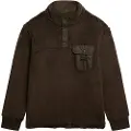 Superdry High Pile Halv Lynlås Sweatshirt