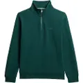Superdry Essential Logo Henley Halv Lynlås Sweatshirt