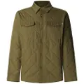Pepe Jeans Pepe Jeanstil mænd. PM4027197 Quiltet arbejdsjakke grøn (S), Casual, Bomuld, Lange ærmer