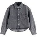 Scotch & Soda Washed Black Denim Overtrøje