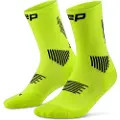 CEP Compression Core Run Socks Mid Cut 5.0, løbestrømper, herre, lime