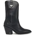 Pepe Jeans Pepe Jeanstil kvinder. PLS500017 Gina Western læderstøvler sort (36), 3-5 cm, Ingen, Casual