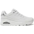 SKECHERS Skecherstil kvinder. 155196 Uno Shimmer Away Sneakers hvid (36), Fast, Blonder, Casual