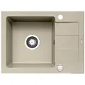 Pyramis Vask Sparta 59x44 1b 1d Beige Sand + Lungo Armatur
