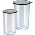 Bamix Målekande, sæt med 2 stk, 400 ml/600 ml, med låg, Bamix