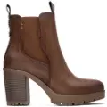 Refresh Refreshtil kvinder. 17320002-CAMEL Ankelstøvler 173200 brun (38), 3-5 cm, Lynlås, Casual