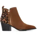 Carmela Carmelatil kvinder. 16258201-CAMEL Ankelstøvler i læder 162582 brun (41), 1-3 cm, Lynlås, Casual