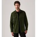 Levi's Levi'stil mænd. 19573-0277 Jackson Worker Shirt grøn (L), Casual, Bomuld, Lange ærmer
