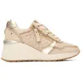 Carmela Carmelatil kvinder. 16244603-BEIGE Træningssko i læder 162446 beige (37), 3-5 cm, Blonder, Casual