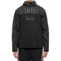 EA7 EA7til mænd. 7M001131_AF16549 Graphic Series hættetrøje sort (XL), Casual, Bomuld, Lange ærmer