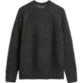 Superdry Superdrytil mænd. M6110634A Tyk sort raglan-trøje (L), Casual, Polyester
