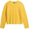 Superdry Superdrytil kvinder. W6110579A Brused jumper gul (S), Casual, Akryl