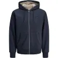 Jack & Jones Mason Teddy Sweatshirt Med Lynlås