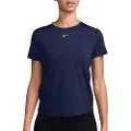 Nike Kortærmet Nike One Classic Dri-FIT-trøje til kvinder - blå