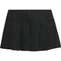 Superdry Pinstripe Pleat Mini Kort Nederdel