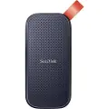 SanDisk Portable SSD - 1TB - Sort - Ekstern SSD - USB 3.2 Gen 2
