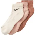 Nike Everyday Plus Cushioned-ankeltræningsstrømper (3 par) - multifarvet
