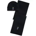 Ralph Lauren Polo Ralph Laurentil mænd. 449P02050001 Polo Bear tørklæde og hue sæt sort (OSFA), Casual, Bomuld