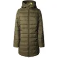 Pepe Jeans Pepe Jeanstil kvinder. PL4024372 Sally Coat Lang grøn (L), Casual, Polyester