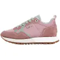 Pepe Jeans Pepe Jeanstil kvinder. PLS400001 Træningssko Ari Snug pink (42), Læder, Fast, Blonder, Casual