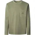 Pepe Jeans Pepe Jeanstil mænd. PM5010100 Thor grøn t-shirt (L), Casual, Bomuld, Lange ærmer