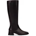 Wonders Wonderstil kvinder. D-1602_1960_5792 Læderstøvler Ayla 02 sort (36), 1-3 cm, Lynlås, Casual