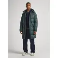 Pepe Jeans Pepe Jeanstil mænd. PM402842 Blai vatteret parkacoat grøn (XXL), Casual, Lange ærmer, Bæredygtig, Genanvendt nylon