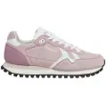 Pepe Jeans Pepe Jeanstil kvinder. PLS40013 Brit-On Print Læder Sneakers pink (36), Fast, Blonder, Casual
