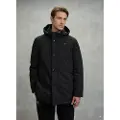 Blauer Blauertil mænd. 25WBLUK03142 Chester parka med aftagelig hætte, sort (S), Casual, Polyester