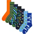 Happy socks Seven Days Gift Set Crewsokker 7 Par